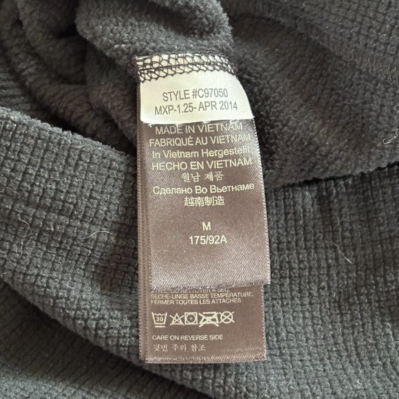 Marmot 1/4 Zip Fleece Pullover Sweater Shirt Mens M Jacket Waffle Alpinist - Picture 10 of 10